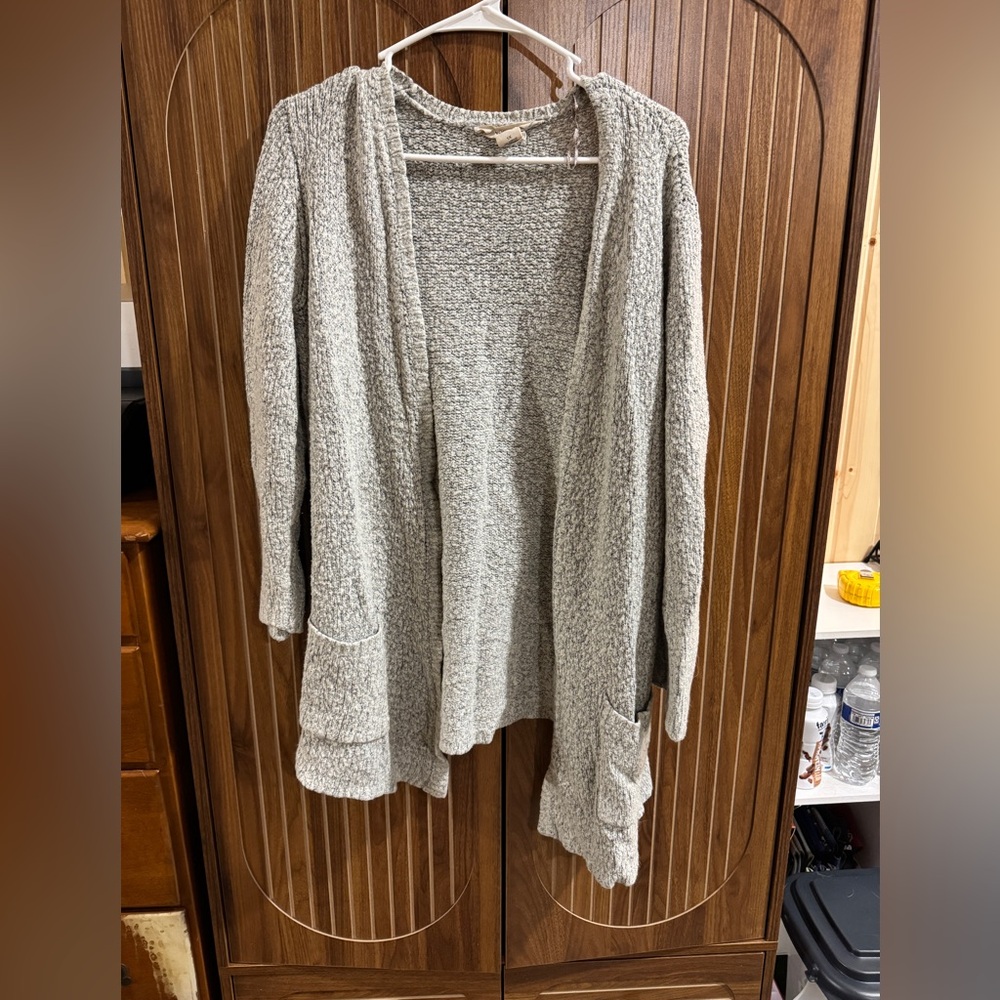 Workshop Republic Clothing Gray Cardigan Sweater